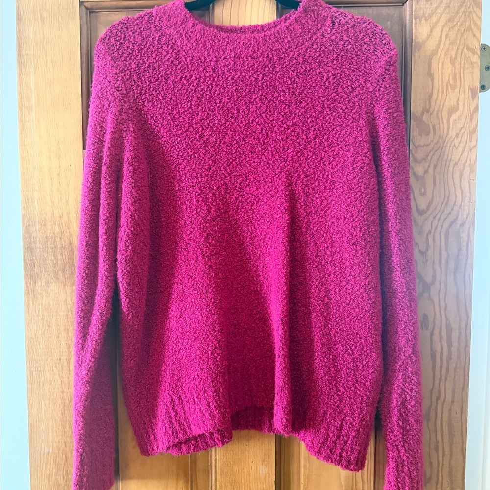 Kensie Fuchsia Crew Neck Sweater
